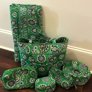 Vera Bradley Green Cupcake collection